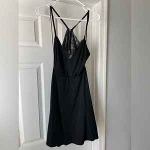 Little black cutout dress